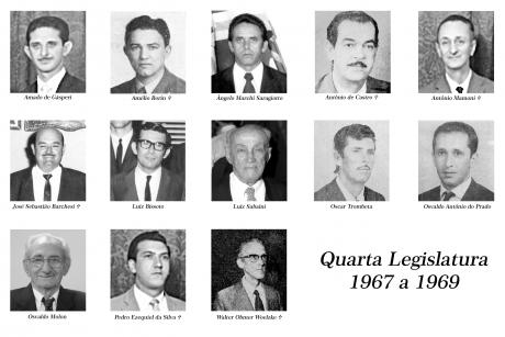 4ª Legislatura - 1967 a 1969 e Mesa Diretora