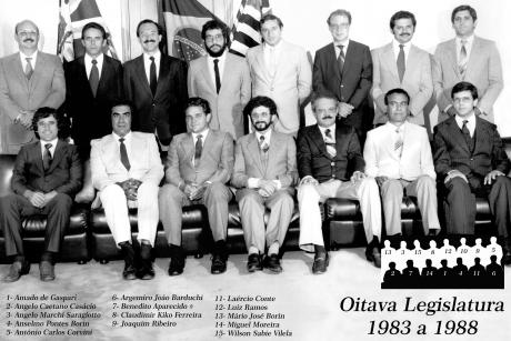 8ª Legislatura - 1983 a 1988 e Mesa Diretora